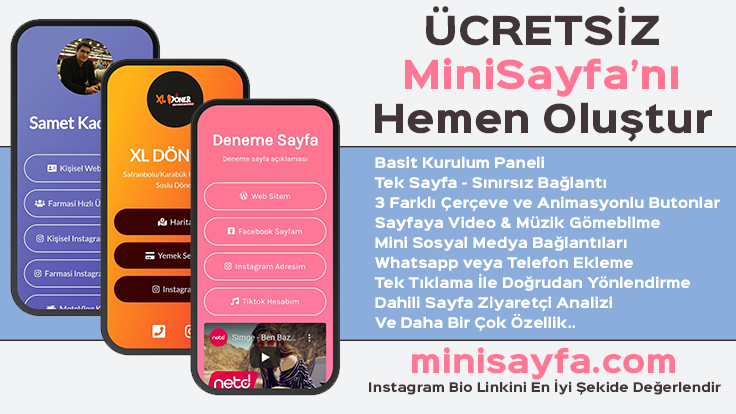 Mini Sayfa | Yeni Nesil Web Sayfası Oluşturun